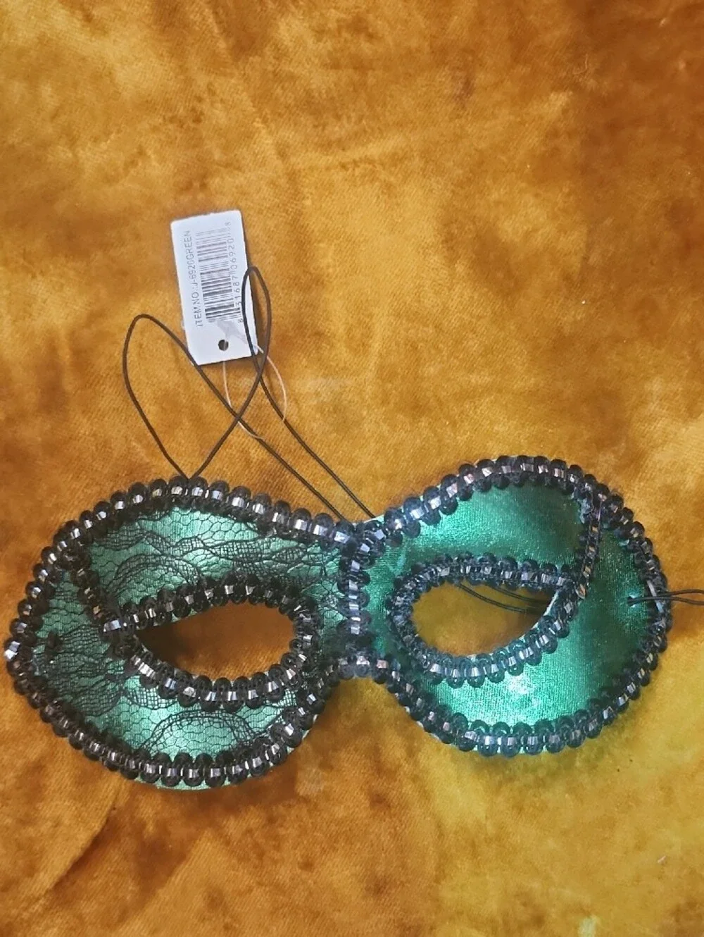 (3pc) Girlie Costume Bundle nicorn Headband With Green & Pink Masquerade Masks